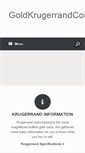 Mobile Screenshot of goldkrugerrandcoins.org